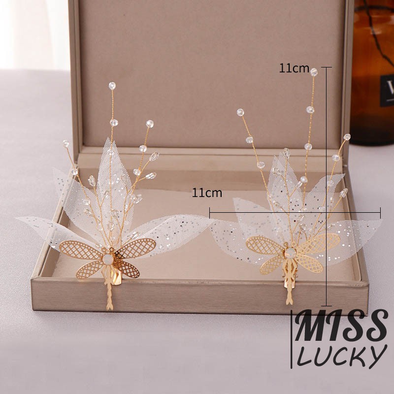 Kẹp Tóc Hình Bướm Đính Đá Sang Trọng Cho Nữ