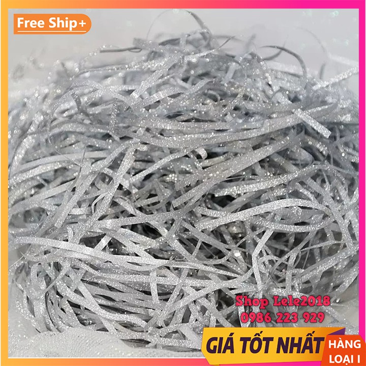 100Gr Giấy rơm nhũ kim tuyến lót hộp quà sang chảnh ❤️FREESHIP❤️ Giấy kraft nhũ kim tuyến lót hộp quà, hộp trang sức