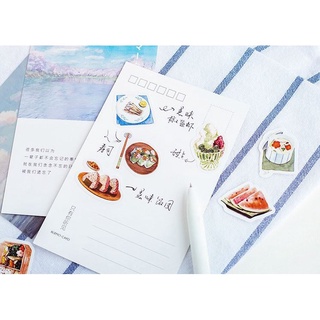 Bộ 46 Sticker Món Ăn Hàn Quốc dán trang trí E27