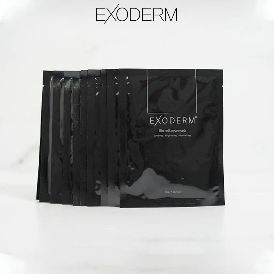 Mặt Nạ EXODERM BIOCELLULOSE - Cấp Ẩm, Làm Sáng & Phục Hồi Da Từ Sâu Bên Trong