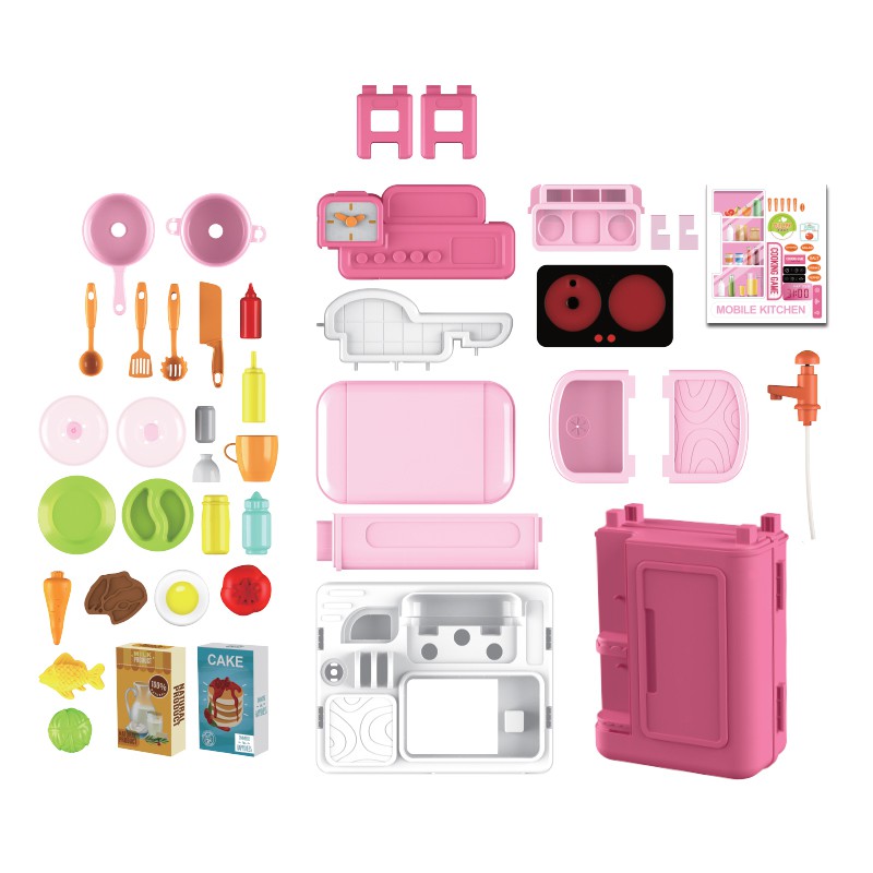 Đồ Chơi Vali Nhà Bếp Di Động 4 Trong 1 SWEET HEART 8776P