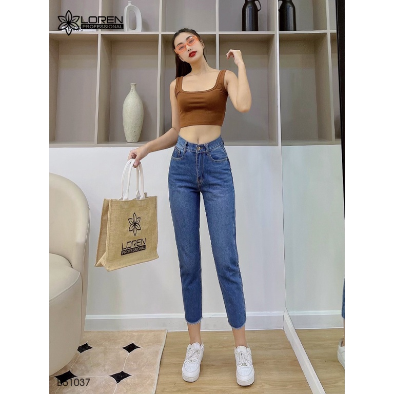 Quần jean baggy LOREN tua B51037