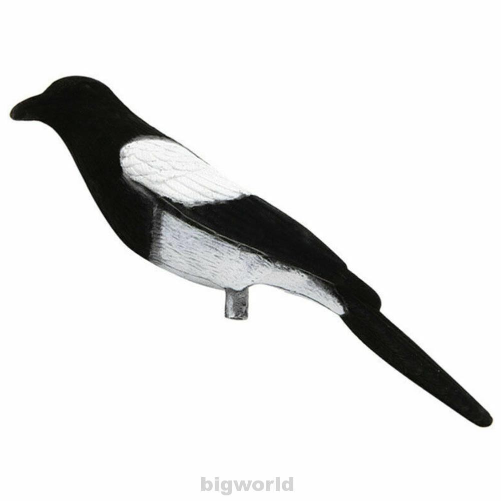 Lifelike Outdoor Protect Crop Realistic Flocking Magpie Bait