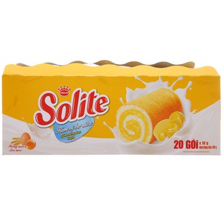 Bánh bông lan solite 360g Vị Bơ Sữa