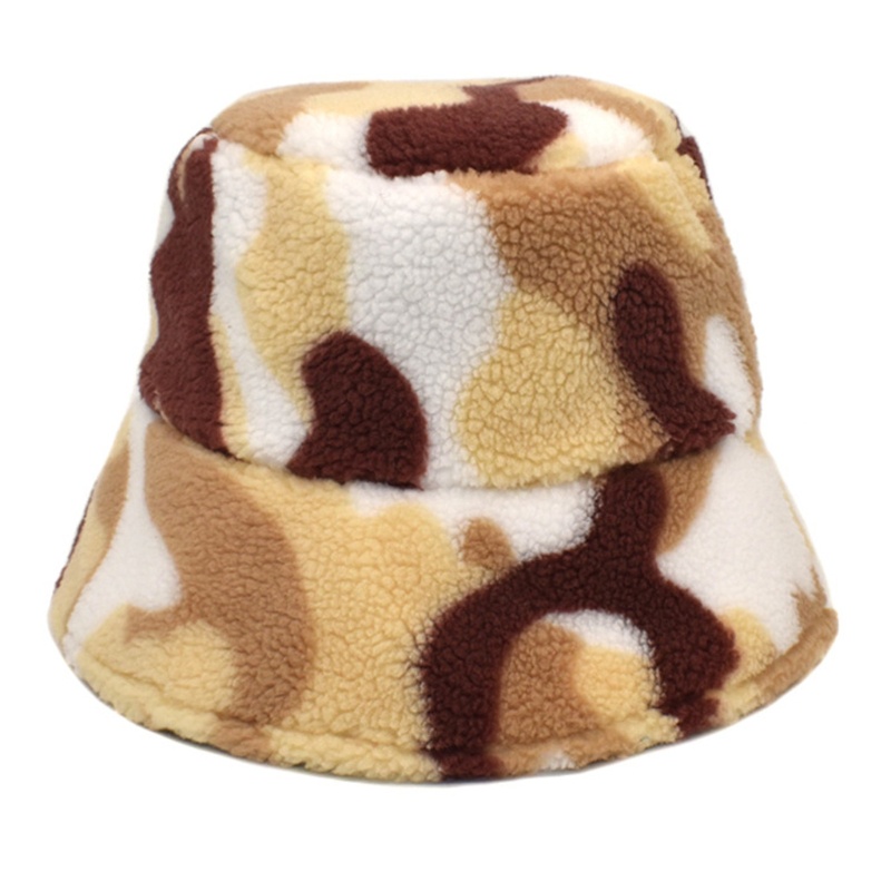 Mũ Tai Bèo Giả Lông Cừu Dày Dặn Họa Tiết Rằn Ri Thời Trang Mùa Đông Cho Nam Và Nữ