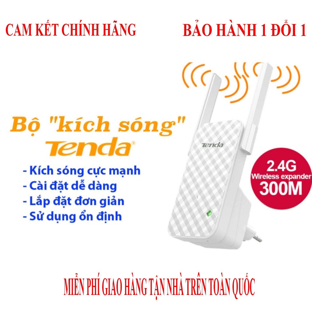 Thiết bị kích sóng cực mạnh WI-Fi Tenda A9 tốc độ 300Mbps -HÀNG CHÍNH HÃNG