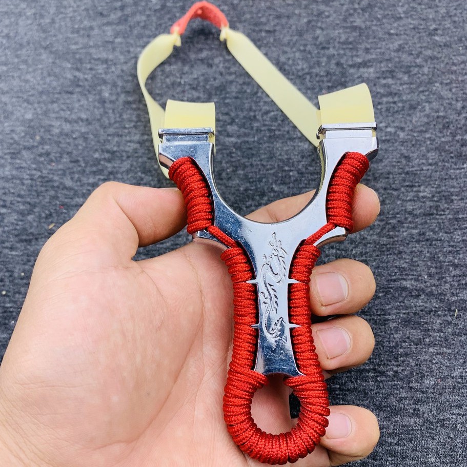 NÁ CAO SU LONG PHƯỢNG DÂY GÀI CÁN THÉP CAO CẤP CHẮC CHẮN - TẶNG KÈM DÂY THUN , BI CÓ VIDEO TES NÁ SHOP TỰ QUAY