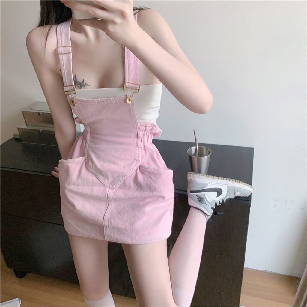 Chân váy jean dáng ôm phong cách Âu Mỹ đơn giản thời trang cho nữ