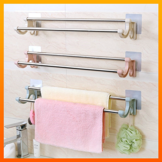 TẶNG 2 GIÁ TREO KHĂN, KỆ TREO KHĂN NHÀ TẮM GẮN TƯỜNG INOX