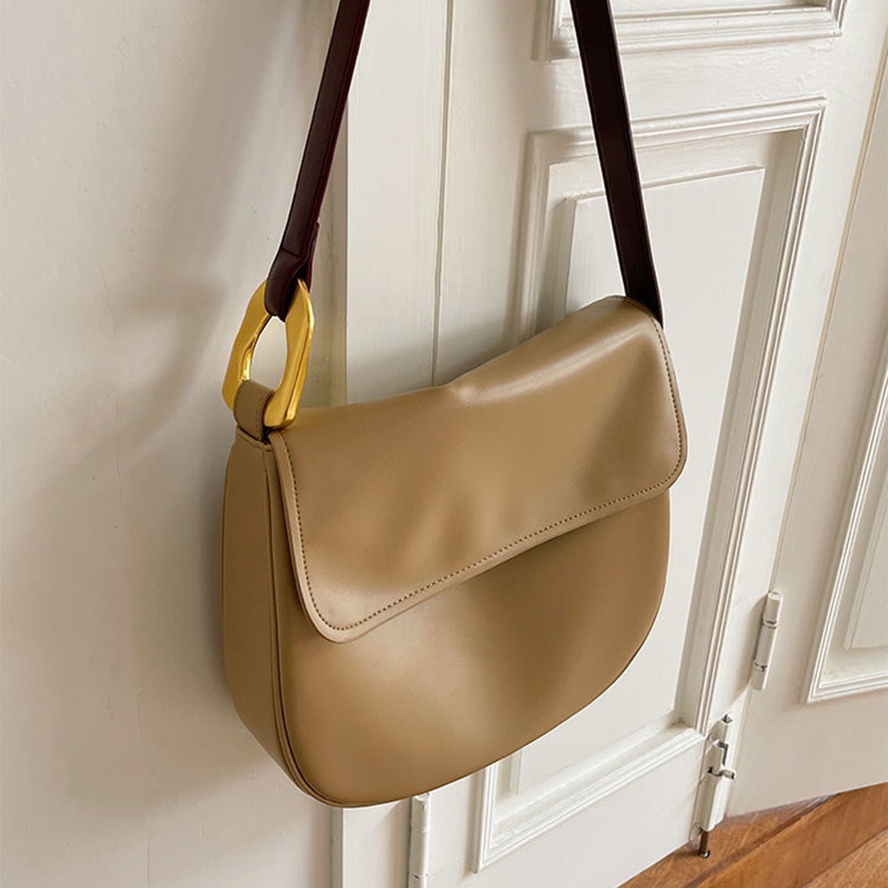 Túi Đeo Vai IELGY Chất Liệu Da Mềm Cỡ Lớn Thời Trang Cho Nữ