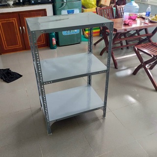 Kệ sắt v lỗ đa năng 3 tầng, dài 0,6m x rộng 0,4m x cao 1m. kệ sắt lắp ghép đa năng