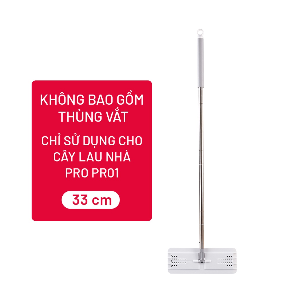 Cây lau nhà thay thế (Không Bao Gồm Thùng Vắt) - Parroti MOP-PR01