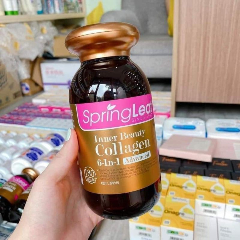 Viên uống Collagen spring leaf inner beauty 6in1 | Thế Giới Skin Care