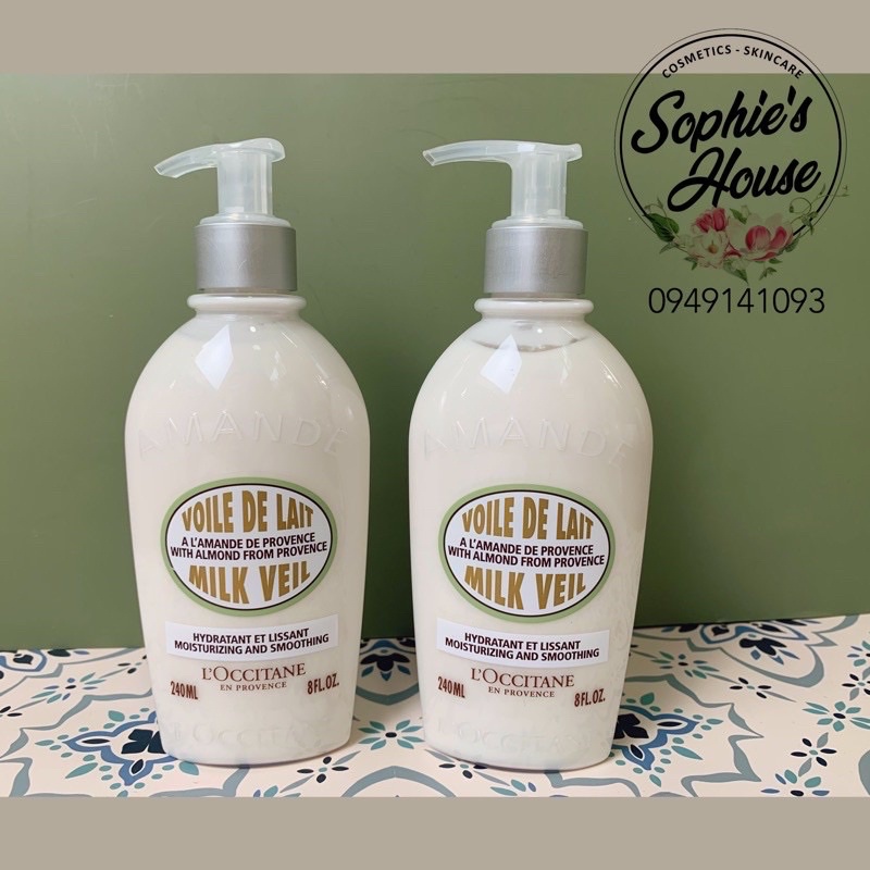 Sữa dưỡng thể hạnh nhân Loccitane / L’Occitane Almond Milk Veil