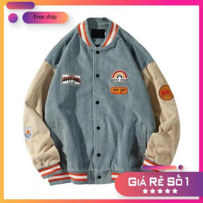 ÁO KHOÁC NHUNG NỮ BOMBER CẦU VỒNG THIẾT KẾ CỰC ĐẸP THỜI TRANG KIM GIA