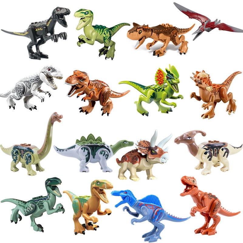 Set đồ chơi xếp hình SLUBAN 60-01 chủ đề khủng long kỷ Jura vui nhộn cho bé