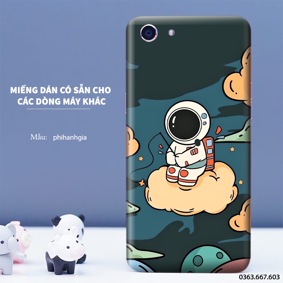 Miếng dán điện thoại hình Phi Hành Gia cho ip 6s/6splus/7/7plus/8/8plus/x/xr/xs/11/12/13/pro/max/promax/máykhác