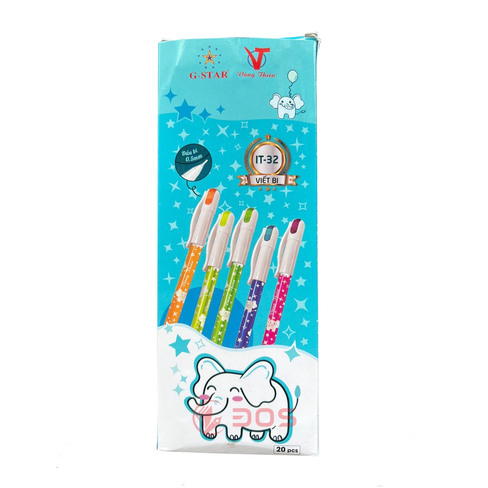 Hộp 20 Cây Viết Nến Dài 19.5cm Vâng Thiêng G-star IT32 Ngòi 0.5mm
