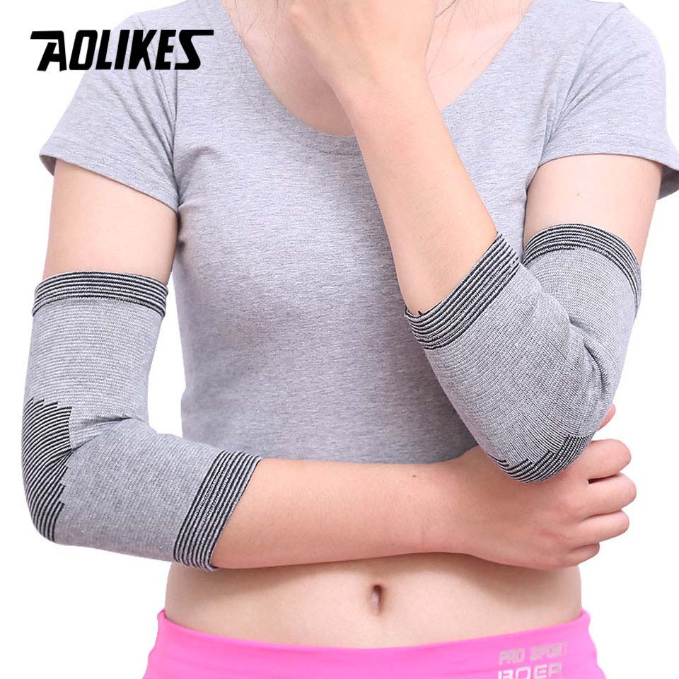 AOLIKES 1 Cặp Đai Quấn Bảo Vệ Đầu Gối / Khuỷu Tay / Mắt Cá Chân Hỗ Trợ Tập Thể Thao