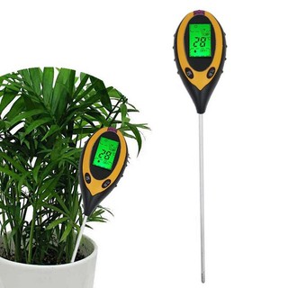 Máy Đo Độ Ẩm , Đo Độ Ph Đất 4 Trong 1 Màn Hình LCD ( PH-LCD) Tặng Pin