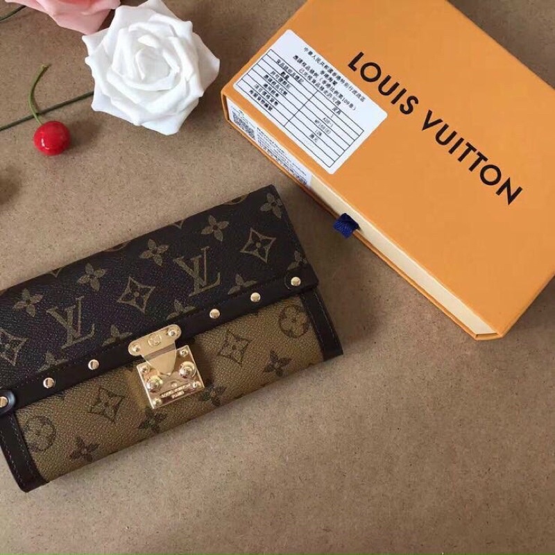 ❌❌❌ LV WALLET ĐINH HUYỀN THOẠI ĐÃ VỀ HÀNG ĐẸP, DA THẬT SIZE 20 CM FULLBOX, TÚI VẢI .... Giá 465k