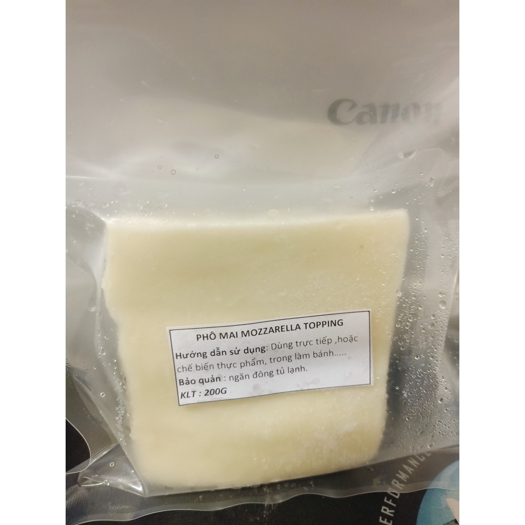 Phô Mai Mozzarella topping piza cắt miếng _200g