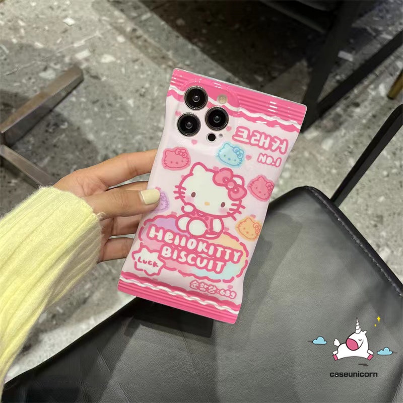 Ốp Điện Thoại Dẻo Họa Tiết Hoạt Hình Hello Kitty Cho iPhone 11 14 12 13 Pro Max 8 7 6 6s 14 Plus XR X Xs Max SE 2020