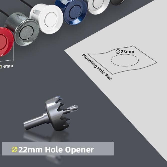 ➼ Bộ Cảm Biến Đỗ Xe 4 Điểm Chất Lượng Cao Màu Đen ➪ | BigBuy360 - bigbuy360.vn