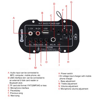 Bảng mạch khuếch đại âm thanh Ys-08 BTR 5" 5V cho xe hơi