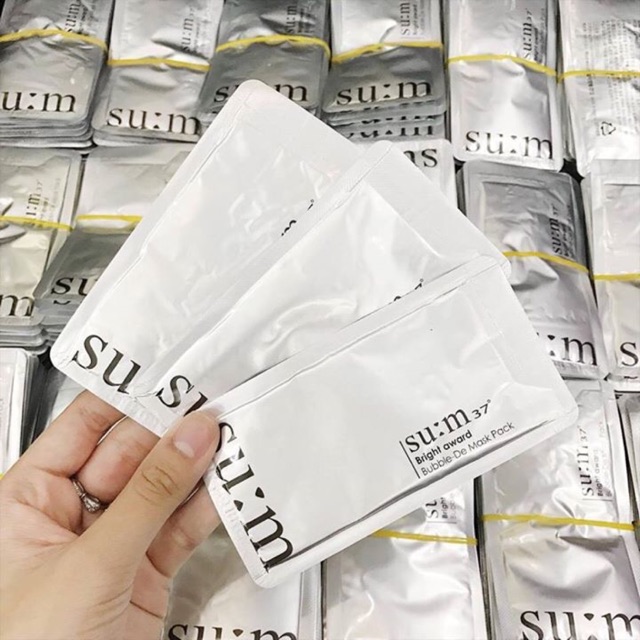 Mặt nạ thải độc sum 37 White Award Bubble-De Mask | Thế Giới Skin Care