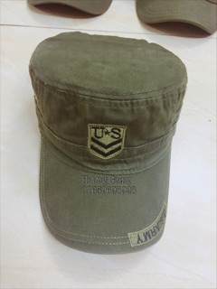 Mũ thời trang lính xanh