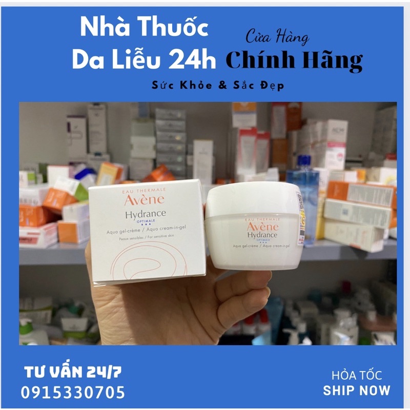 Gel dưỡng ẩm cho da khô, mất nước, nhạy cảm Avene Aqua Cream in Gel 50ml