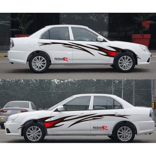 Tem xe ô tô phong cách thể thao TS077