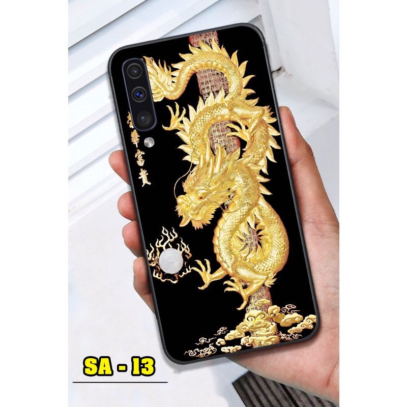 Ốp lưng 12 Con Giáp Tài Lộc cho Samsung A50 - Samsung A50s - Samsung A30s - Samsung A70 trên mặt lưng kính sáng bóng