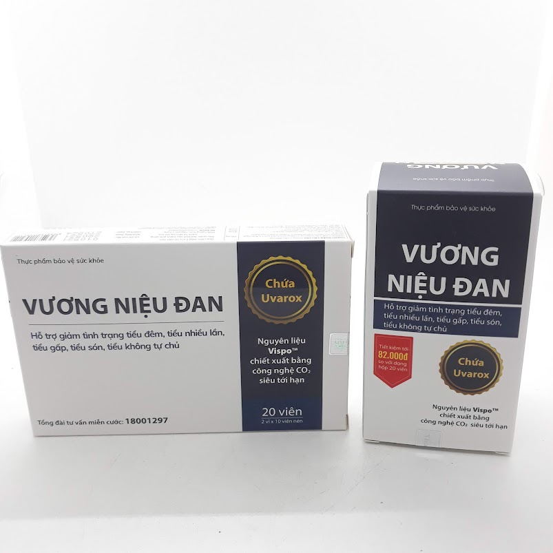 Vương Niệu Đan - Hỗ trợ giảm tình trạng tiểu đêm, tiểu nhiều lần, tiểu són, tiểu gấp, tiểu không tự chủ [Chính hãng]