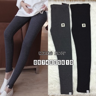Quần legging bầu mèo nỉ mỏng