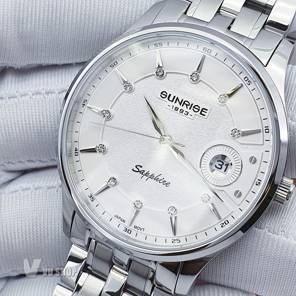 Đồng hồ nam SUNRISE 1222SA - Kính sapphire