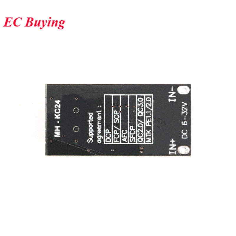 Mô đun hạ áp sạc nhanh Usb chuyên dụng từ Qc3.0 Qc2.0 Dc-Dc Dc sang Dc 5v 9v 12v 24v