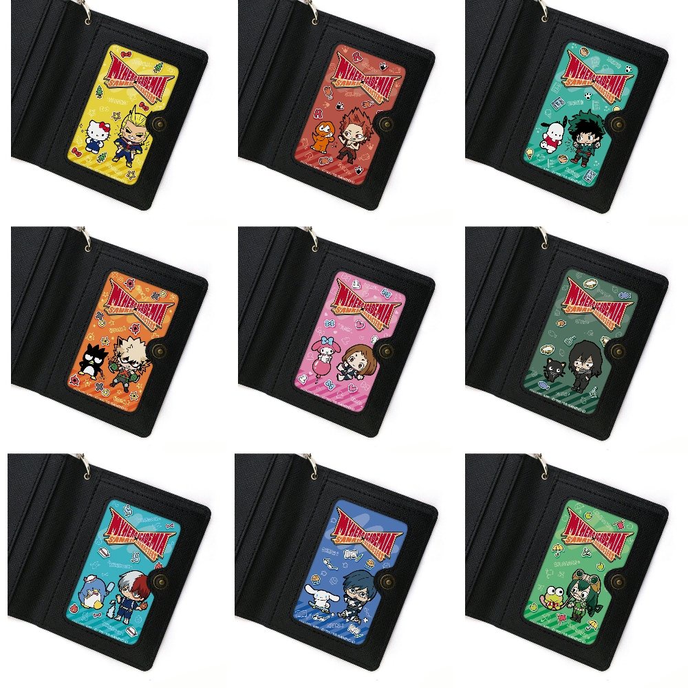 Ảnh card bo góc in hình BOKU NO HERO ACADEMIA X SANRIO Học Viện Anh Hùng 5*8cm anime chibi