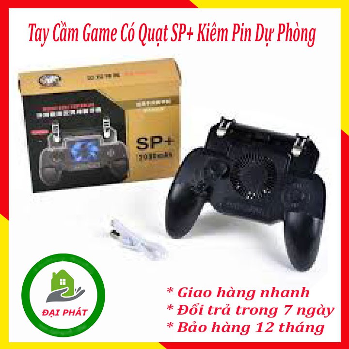 Tay Cầm Game Có Quạt SP+ Kiêm Pin Dự Phòng, Tay Cầm Game Hót Nhất 2021