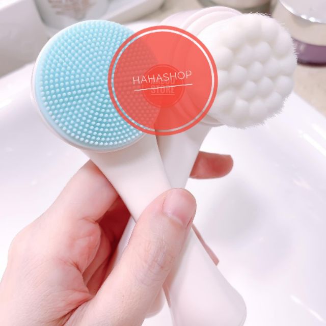 Cọ rửa mặt hai đầu
