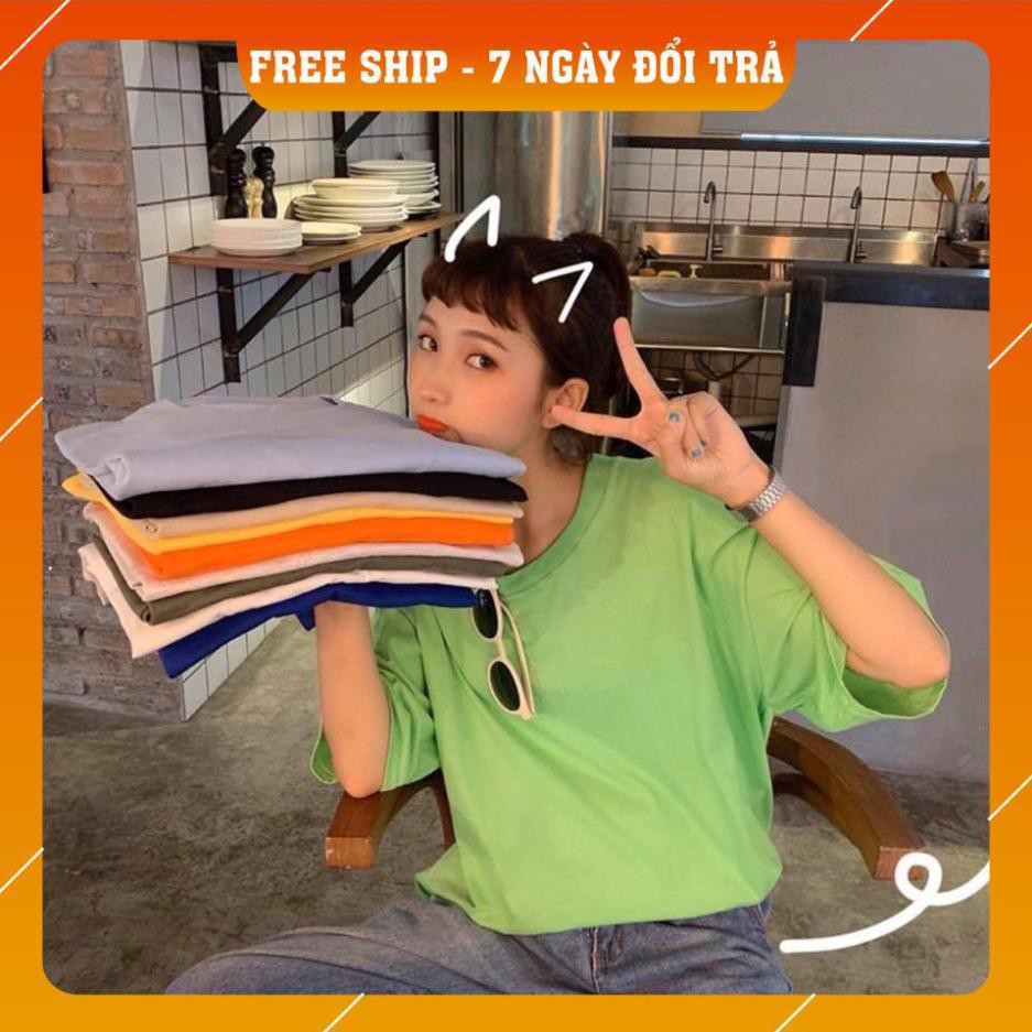 Áo thun trơn Kun Shop dành cho Nam Nữ nhiều màu