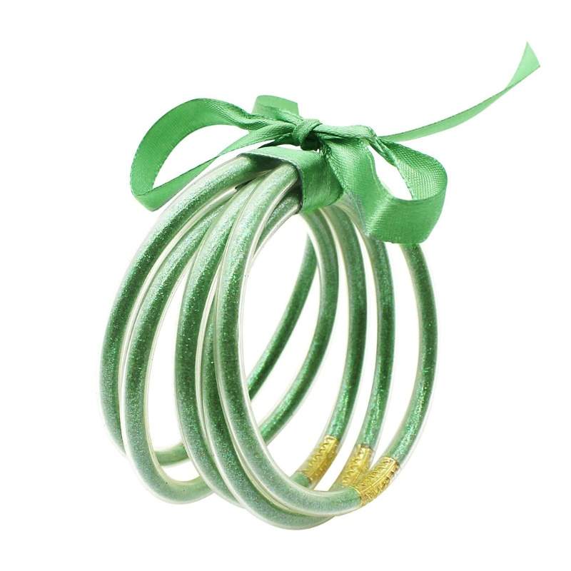 Vòng Tay Silicone Mềm Lấp Lánh Làm Quà Tặng Tốt Nhất Cho Nam Nữ