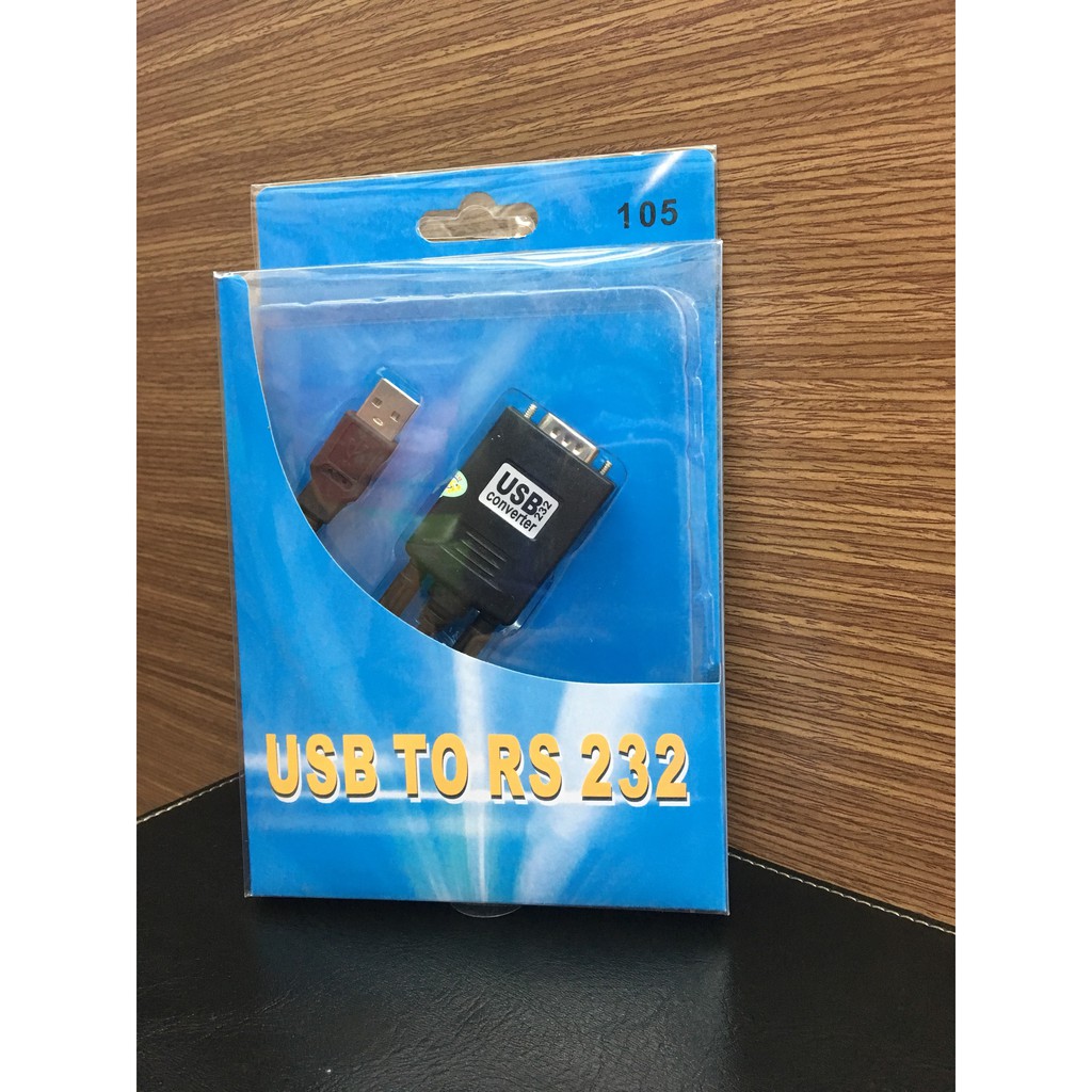 Cáp Chuyển USB To Com - USB To RS232 Convverter Dài 1M