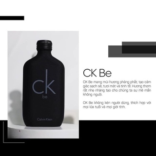 Nước hoa CK be EDT 100ml