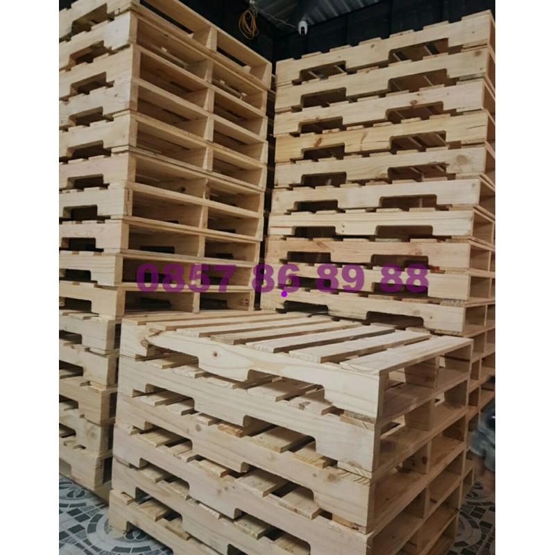 Giường Pallet 1mx2m / Giường Ngủ Pallet Gỗ Thông - BEFY