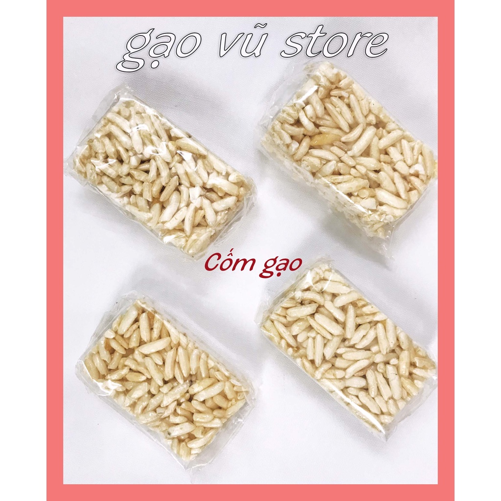 Bánh cốm gạo thủ công quê tôi, hương vị tuổi thơ, quà ăn vặt, đặc sản quê hương, thơm ngon, giòn rụm