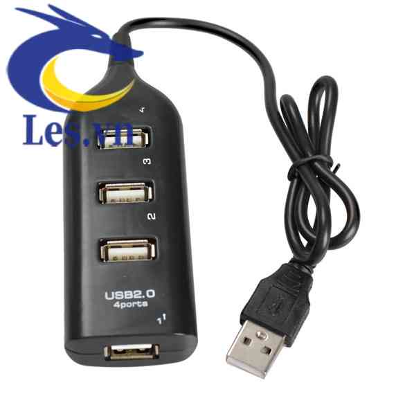 Hub Mini 4 Cổng USB 2.0 Tốc Độ Cao Cho Laptop PC