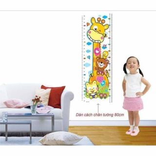 Đecan dán tường đo chiều cao cho bé