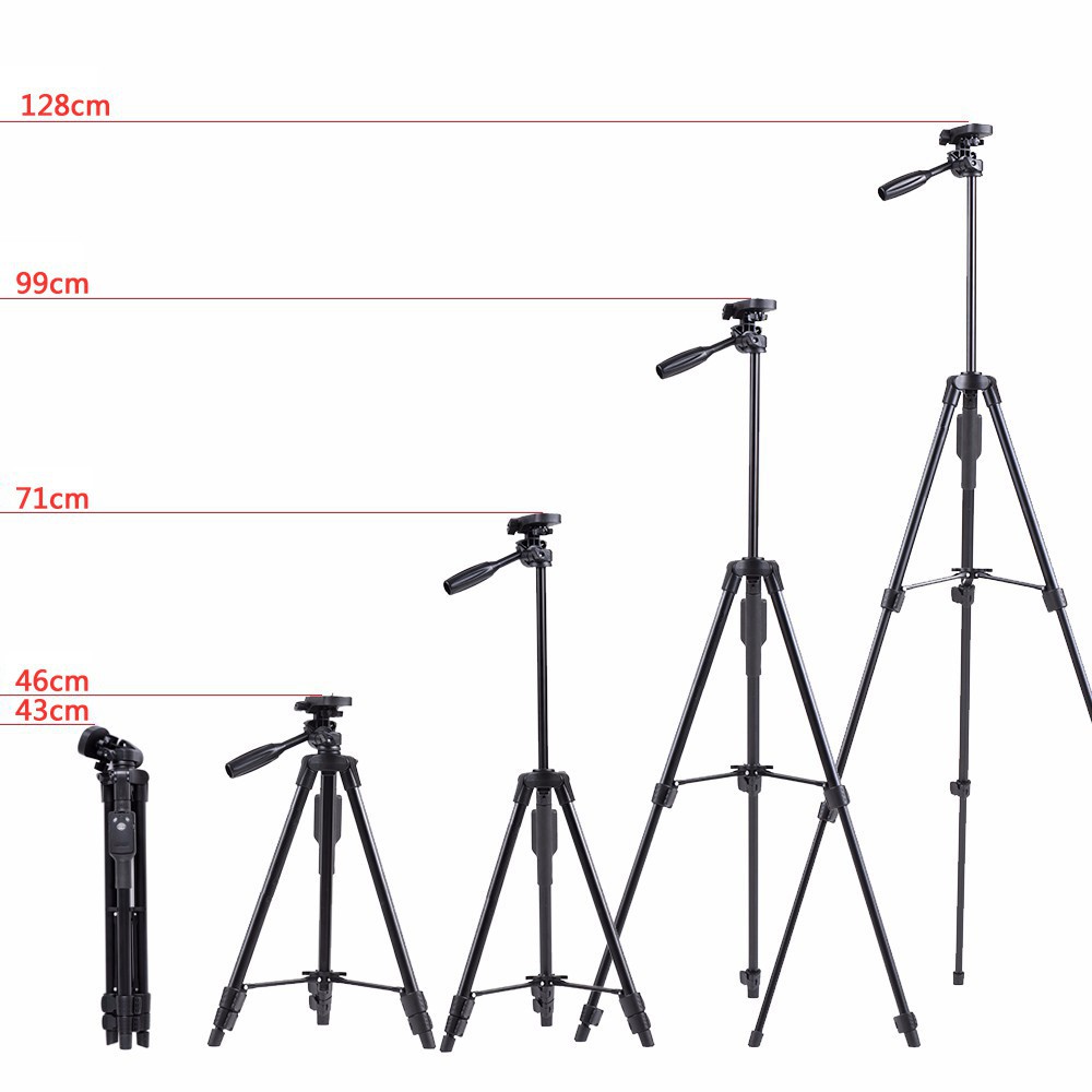 Chân đế Tripod Bluetooth cho điện thoại và máy ảnh TTX - 6218 (Kèm túi đựng và remote bluetooth)